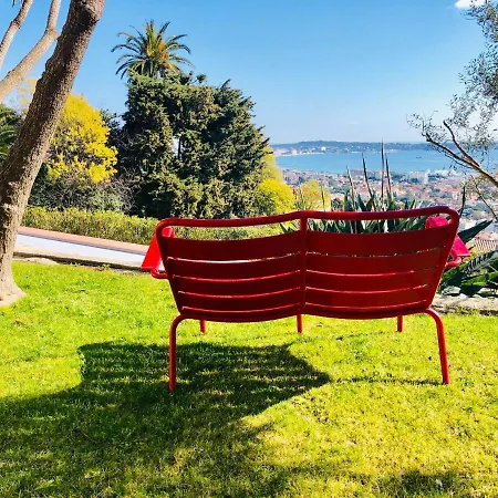 De Charme Vue Et Piscine Chauffee Sur Les Hauteurs De Golf Juan